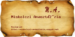 Miskolczi Anasztázia névjegykártya